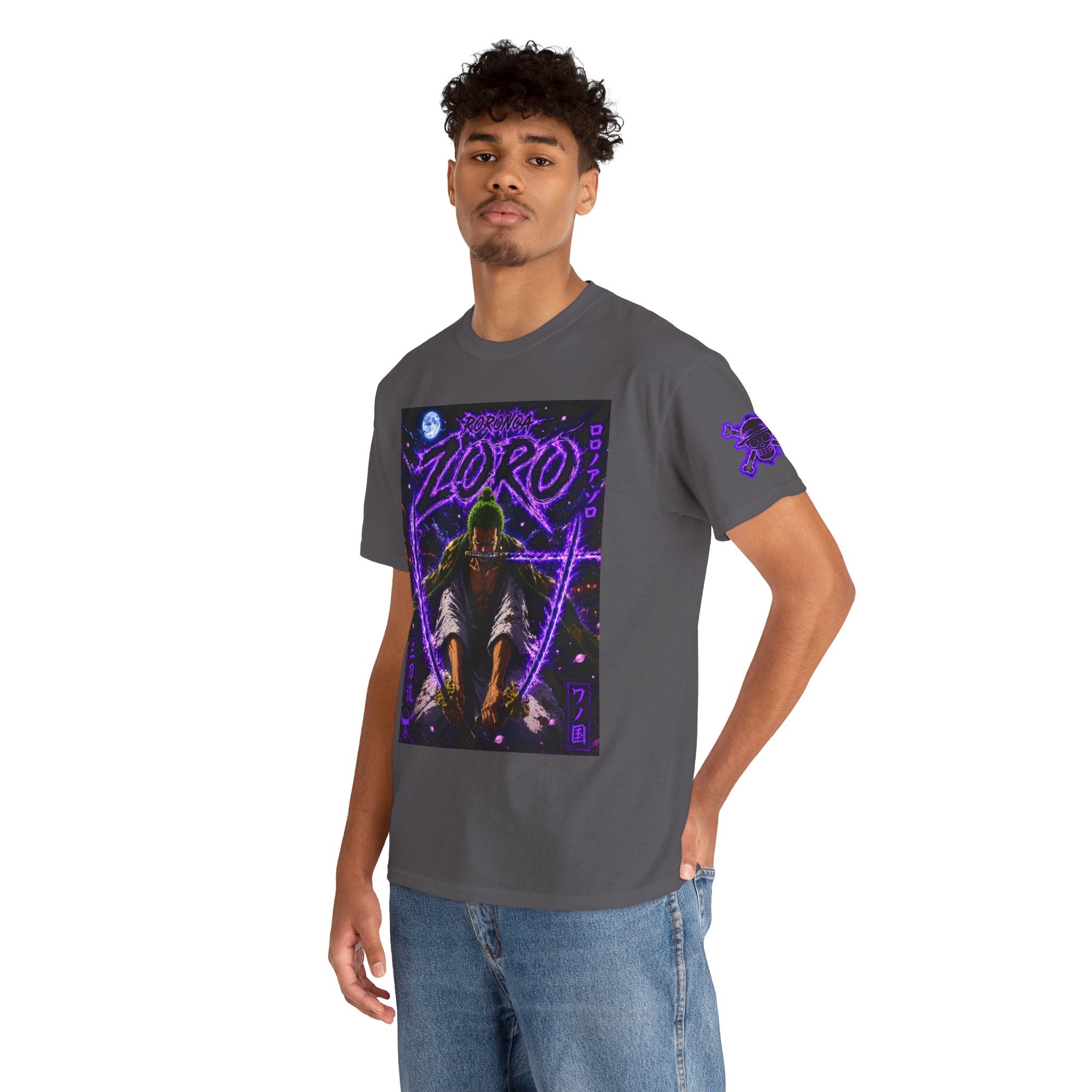 Zoro Neon Samurai T‑Shirt
