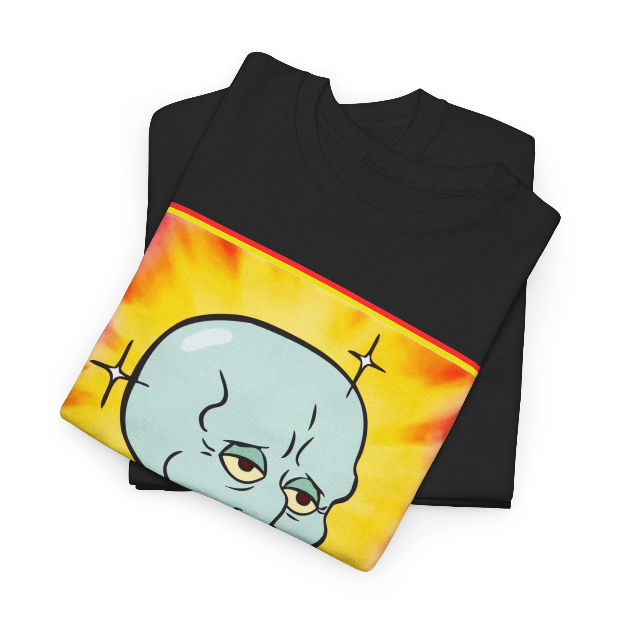 Handsome Squidward Portrait T‑Shirt — Retro Nickelodeon Graphic Tee