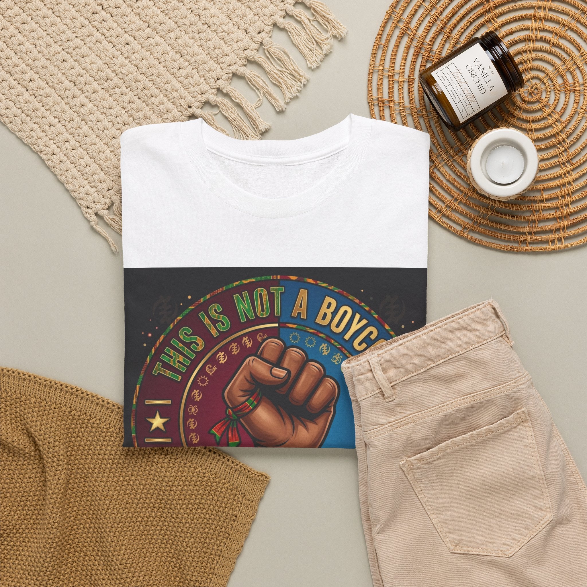 Political Activist Tee — "This Is Not a Boycott, This Is a Wealth Transfer" Fist Graphic Shirt