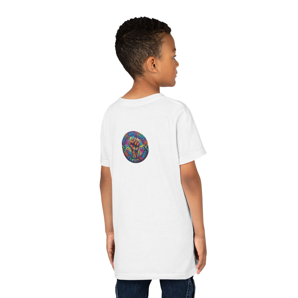 Kids Gaming Tee — Neon Rainbow Portal Gamer Shirt