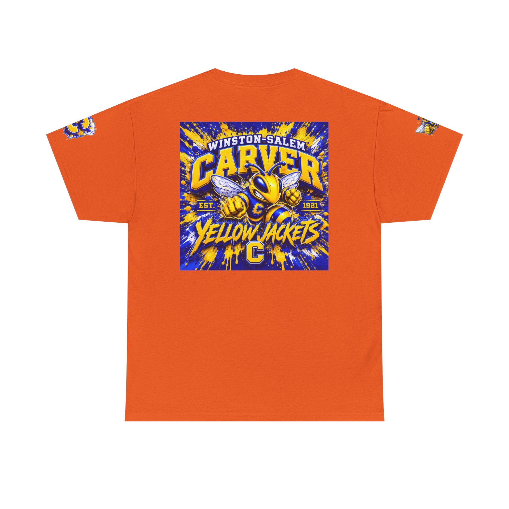 Carver Yellow Jackets Graphic T‑Shirt — Winston‑Salem School Spirit Tee