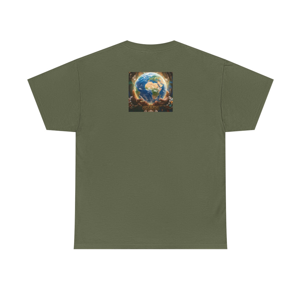 Earth Goddess T-Shirt — Vibrant Floral Nature Mother Graphic Tee