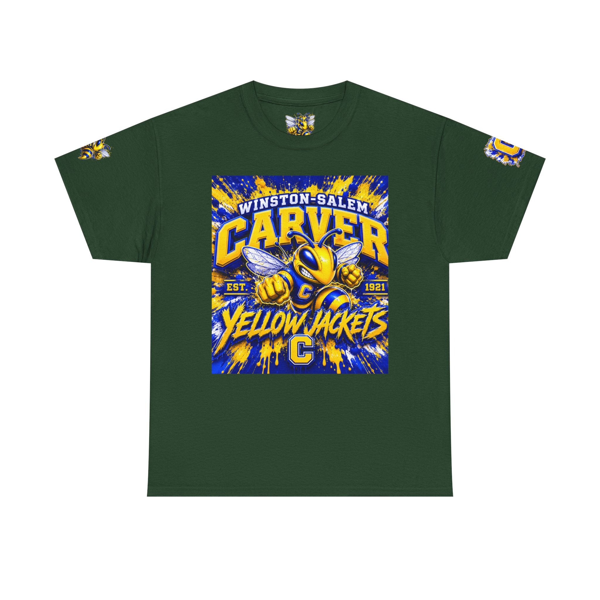 Carver Yellow Jackets T-Shirt — Winston-Salem High School Mascot Tee
