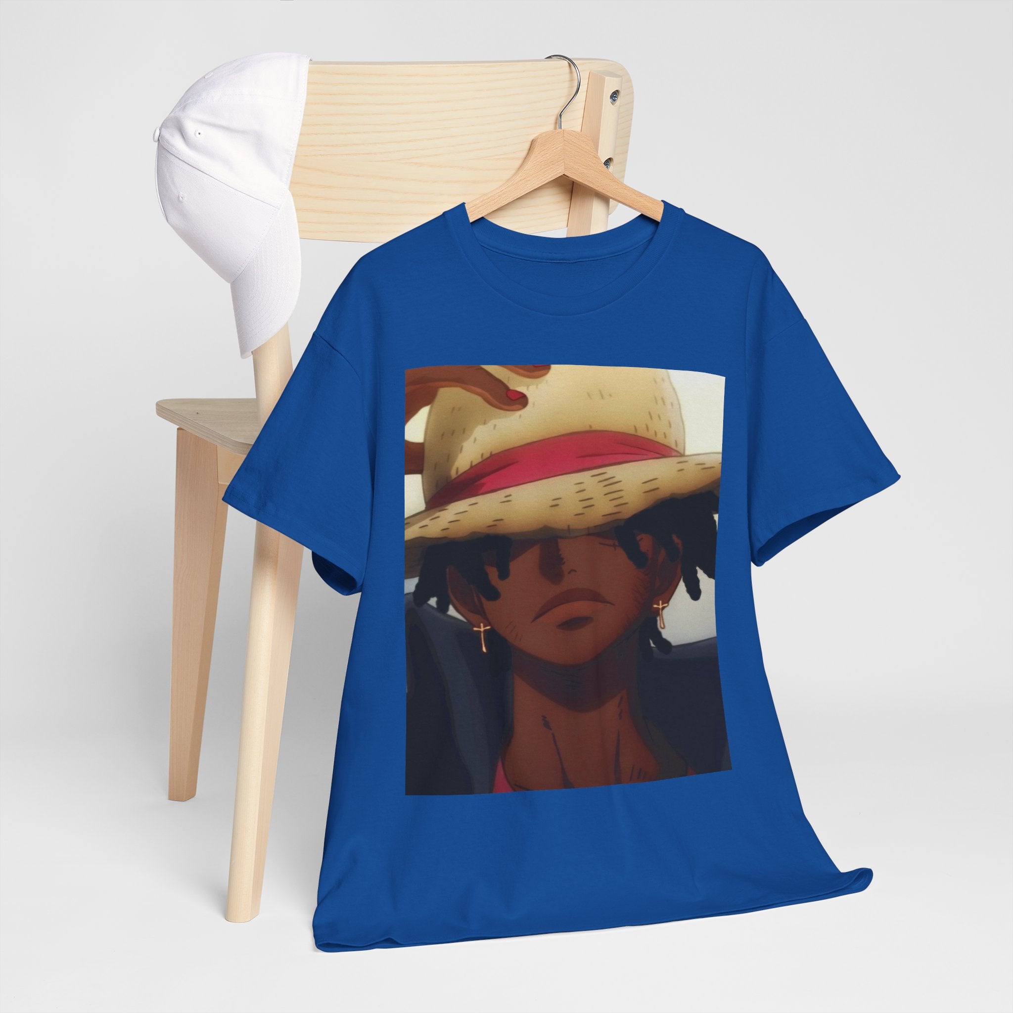 One Piece Luffy Straw Hat T‑Shirt — Anime Pirate Crew Graphic Tee