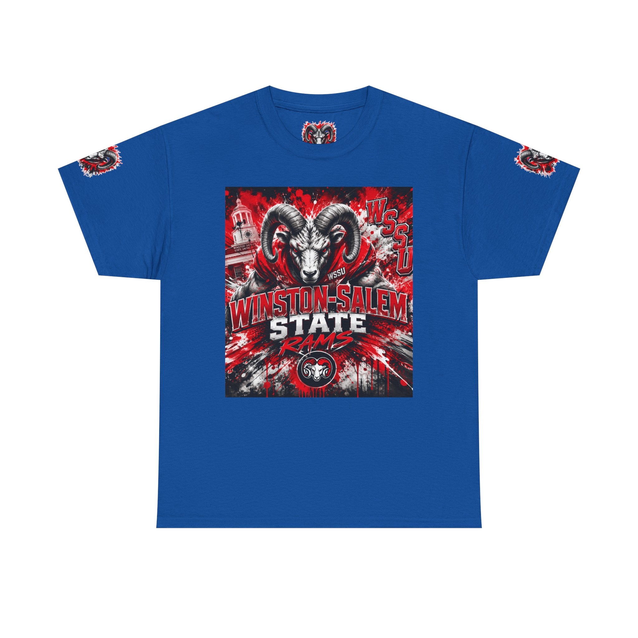 Winston‑Salem State Rams Ram Head Tee — Bold College Spirit T‑Shirt