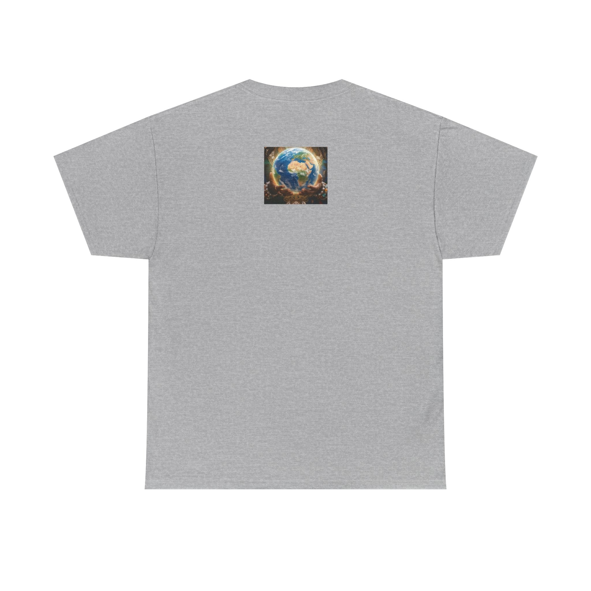 Cosmic Guardian Tee — Earth Mother Spiritual Graphic T-Shirt