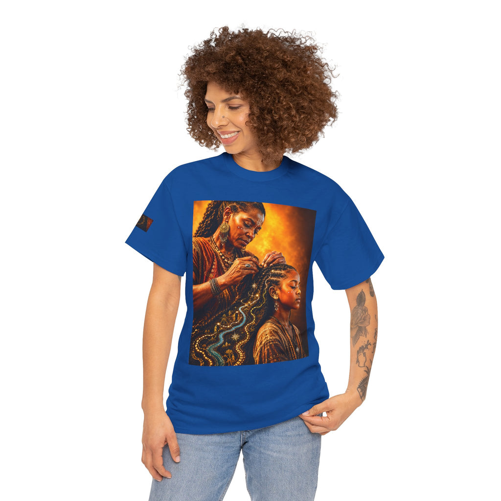 Afrocentric Braiding Tee – "This Is Not A Phase" Empowerment Graphic T-Shirt