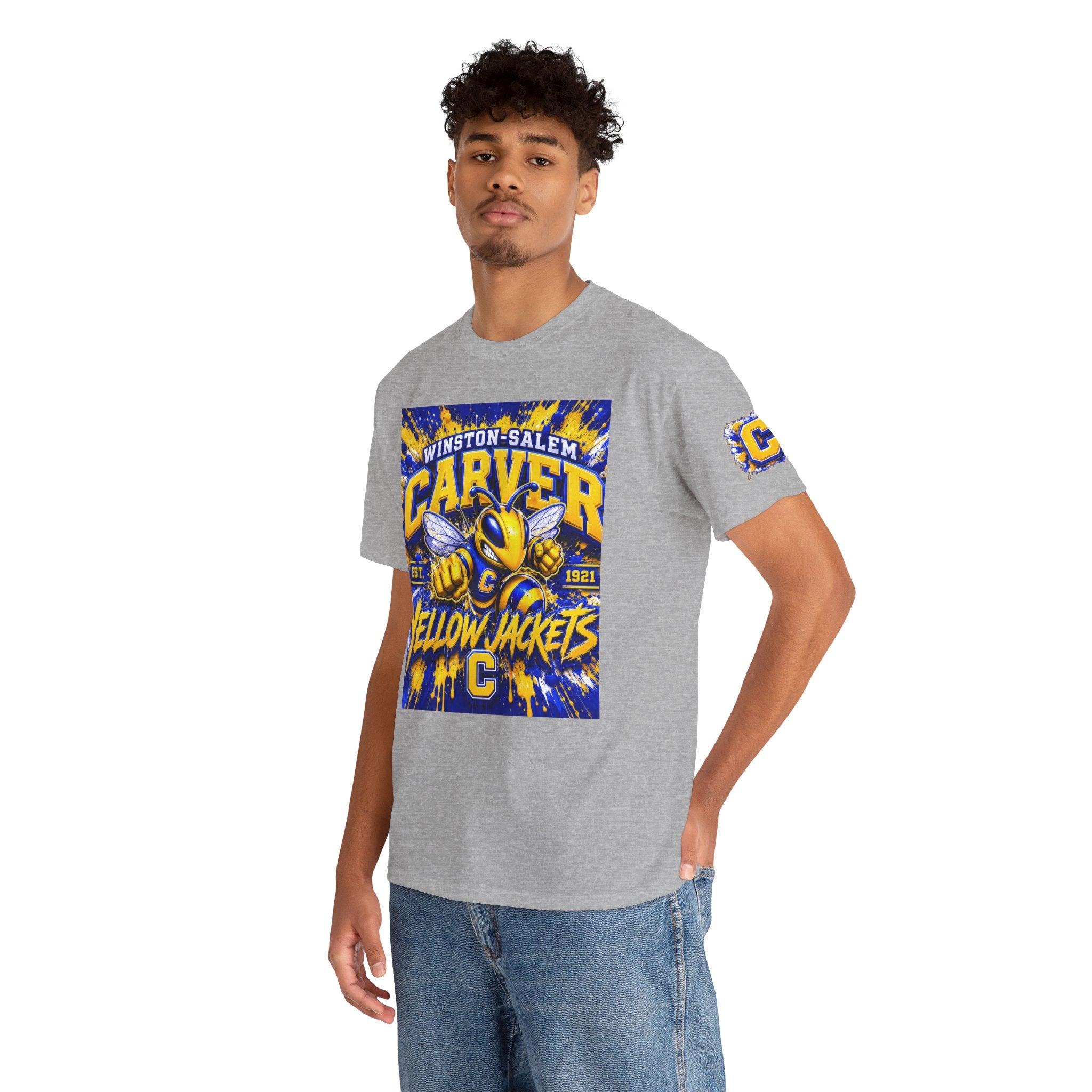 Carver Yellow Jackets T-Shirt — Winston-Salem High School Mascot Tee