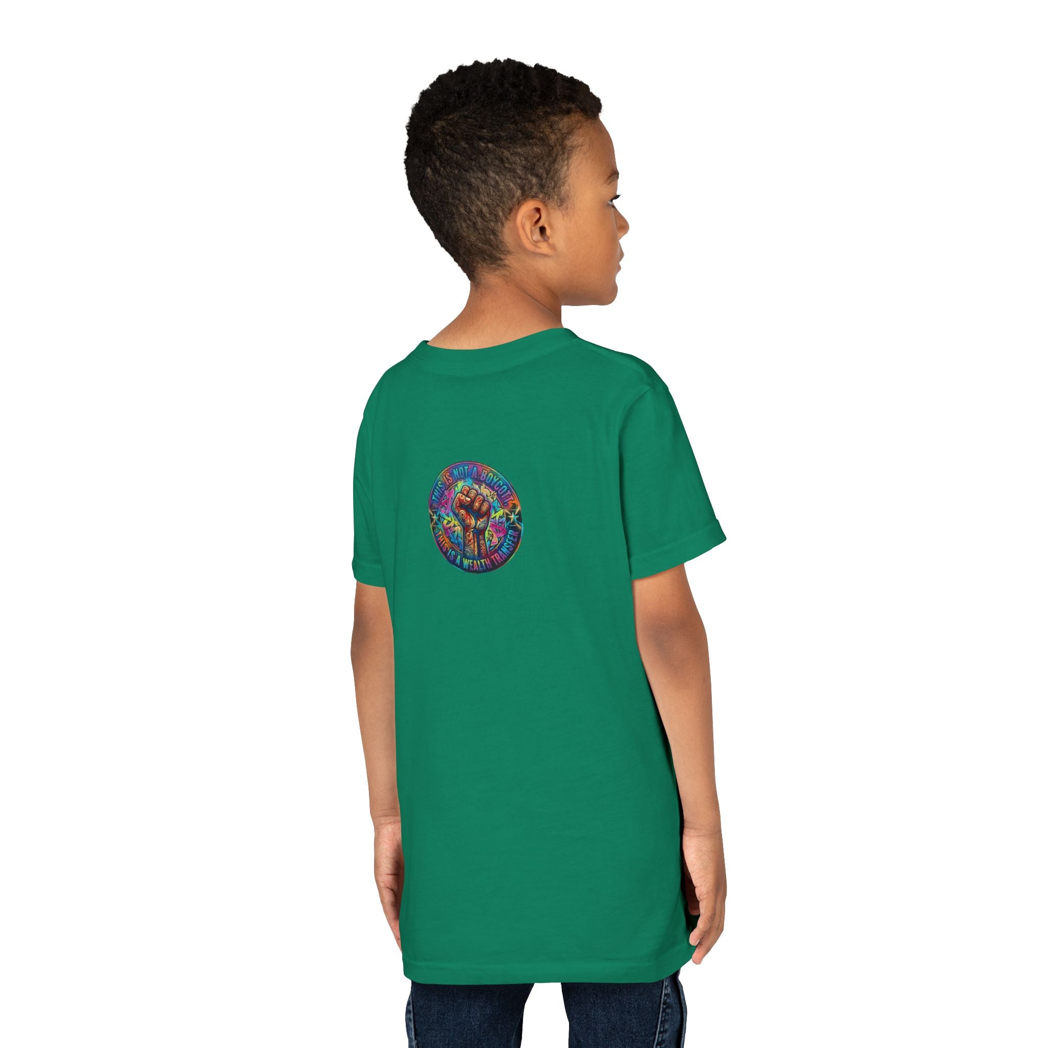 Kids Gaming Tee — Neon Rainbow Portal Gamer Shirt