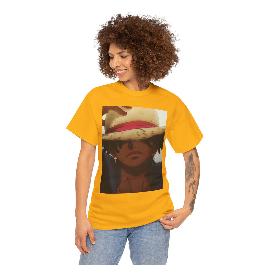 One Piece Luffy Straw Hat T‑Shirt — Anime Pirate Crew Graphic Tee