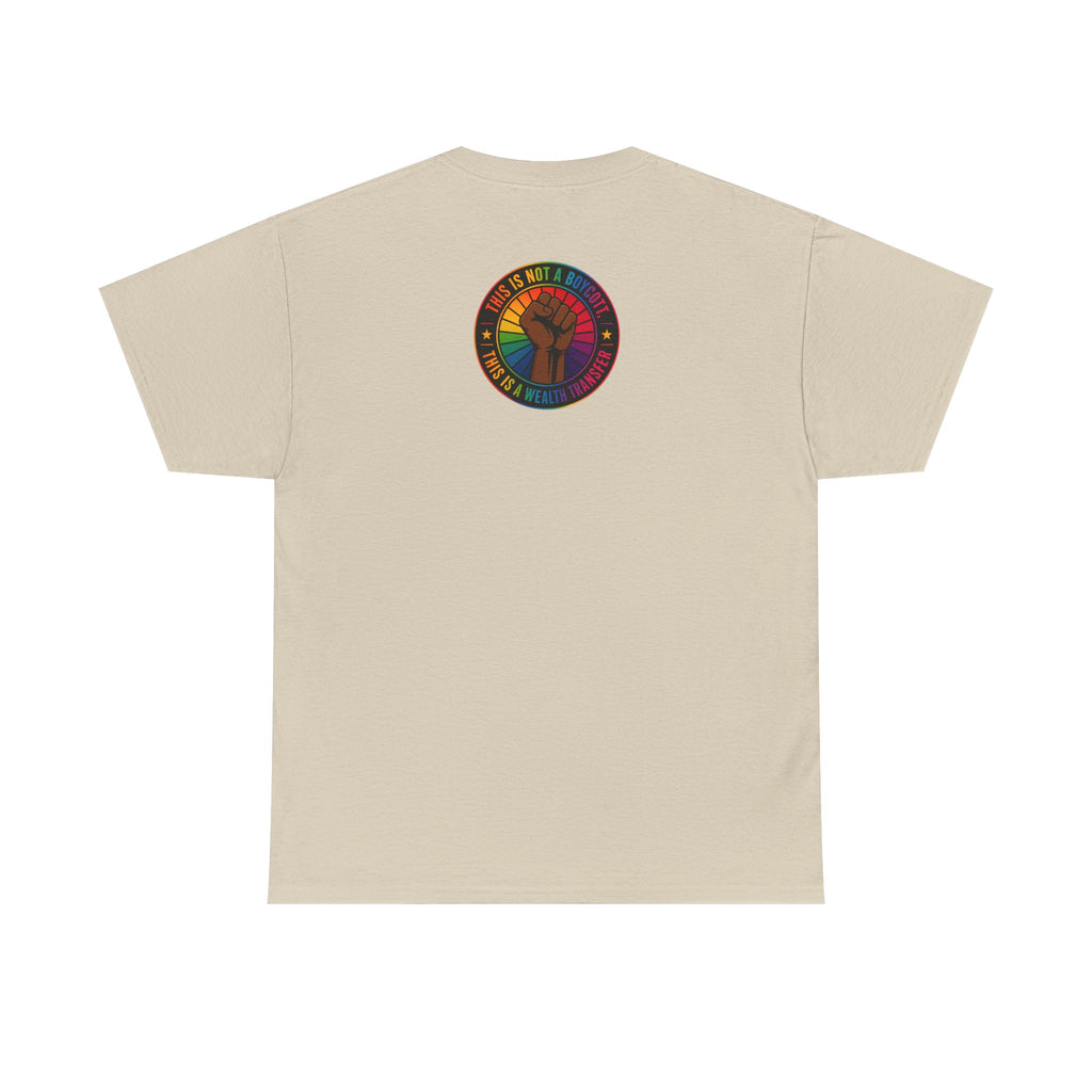 Blackout Graphic Tee — Urban Comic Poster Design with Back Fist Logo