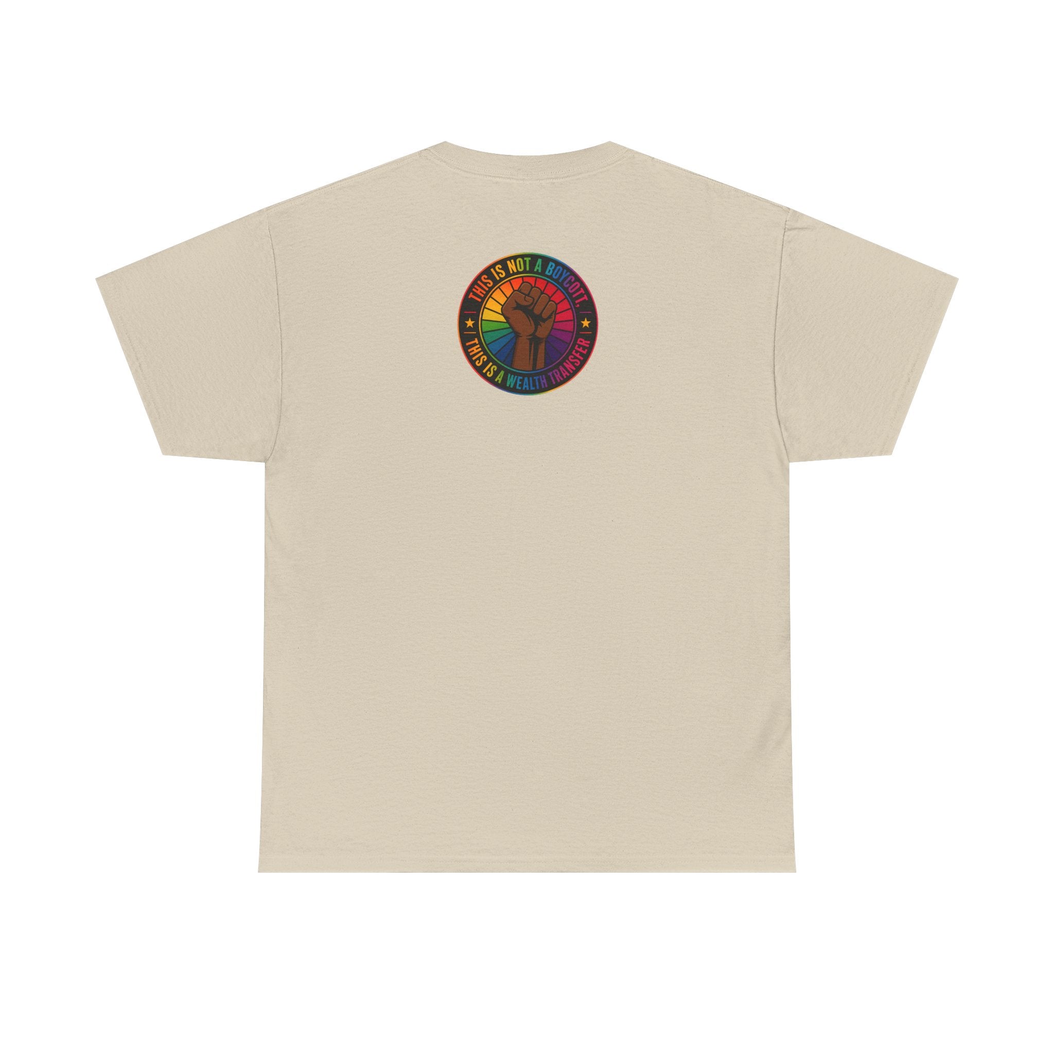 Blackout Graphic Tee — Urban Comic Poster Design with Back Fist Logo