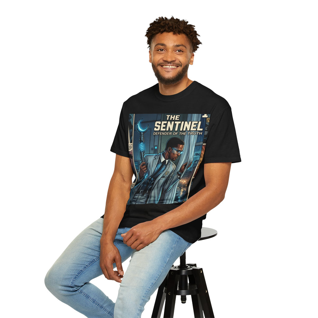 The Sentinel Graphic T-Shirt — Defender of the Truth Comic Art