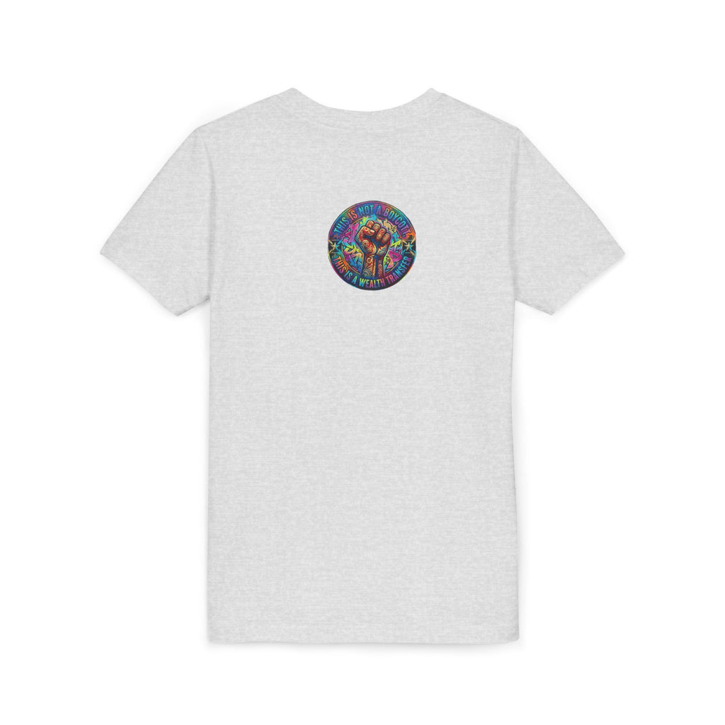 Youth Trophy Lightning Tee — Winning Kids' Short Sleeve Shirt with Stars & Confetti