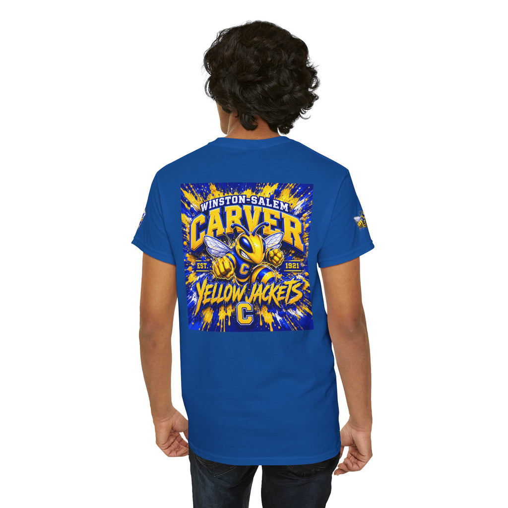 Carver Yellow Jackets Graphic T‑Shirt — Winston‑Salem School Spirit Tee