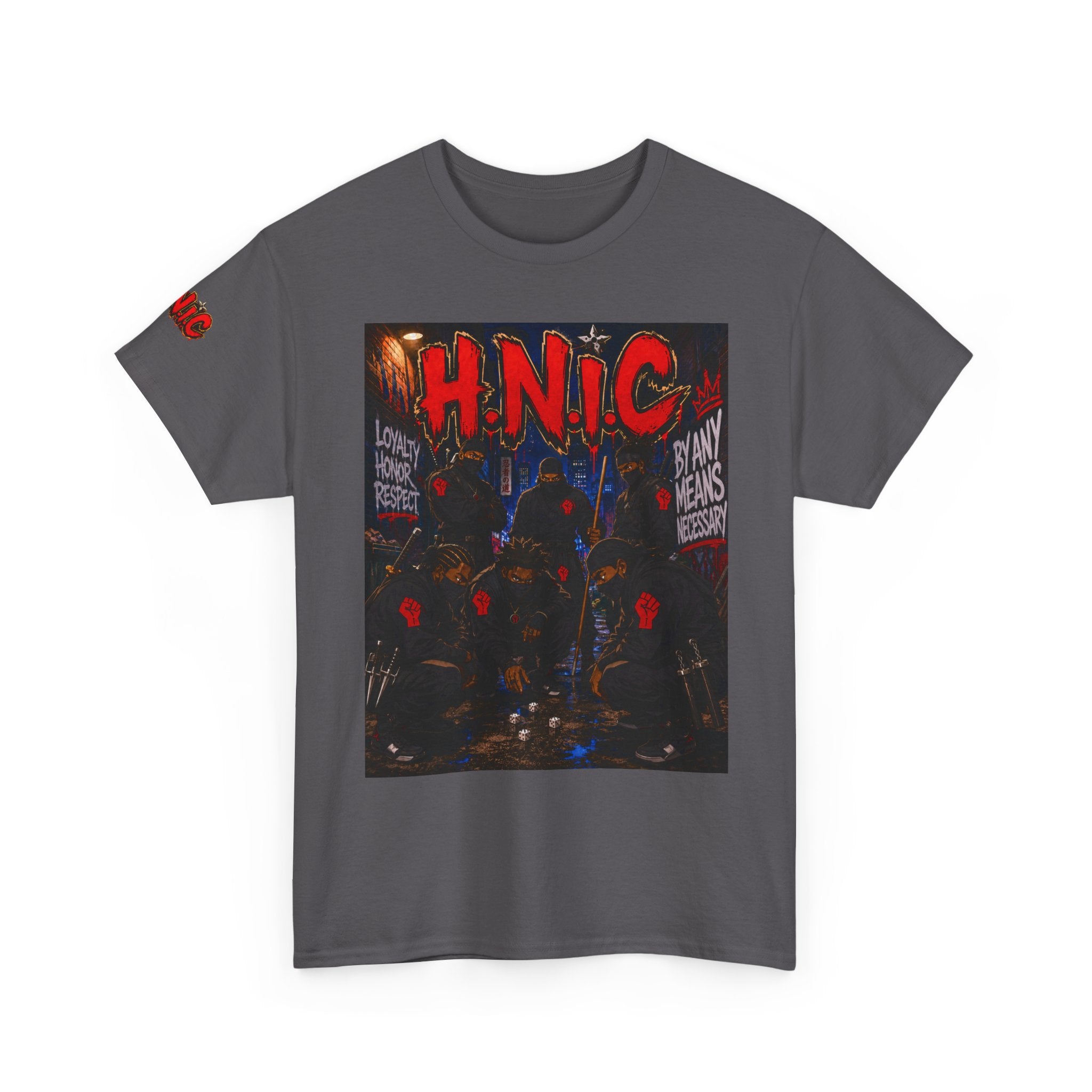 H.N.I.C. Graphic Tee — 'This Is Not A Riot' Raised Fist Streetwear T‑Shirt