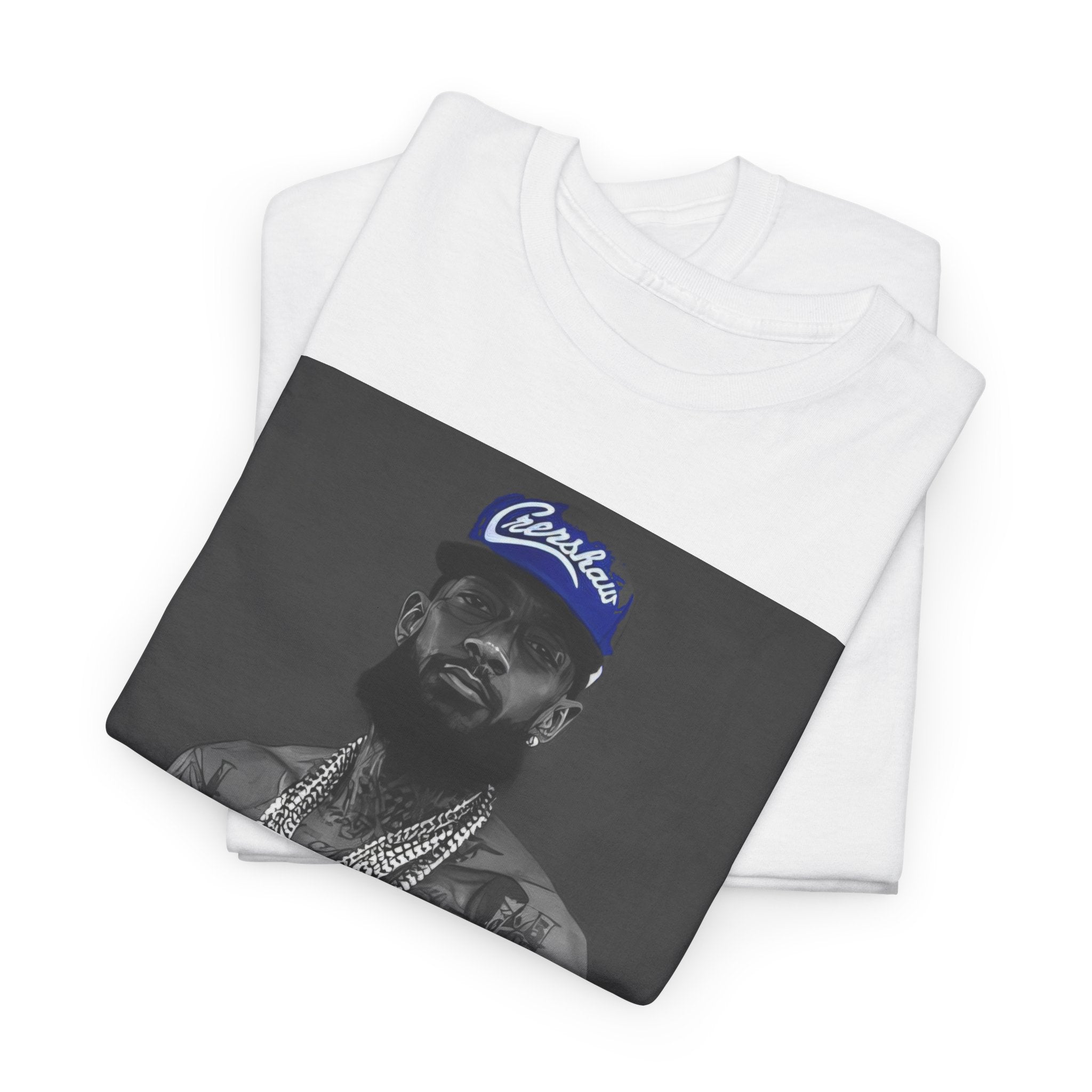 Iconic Rap Legend Photo Tee — Los Angeles Cap Graphic