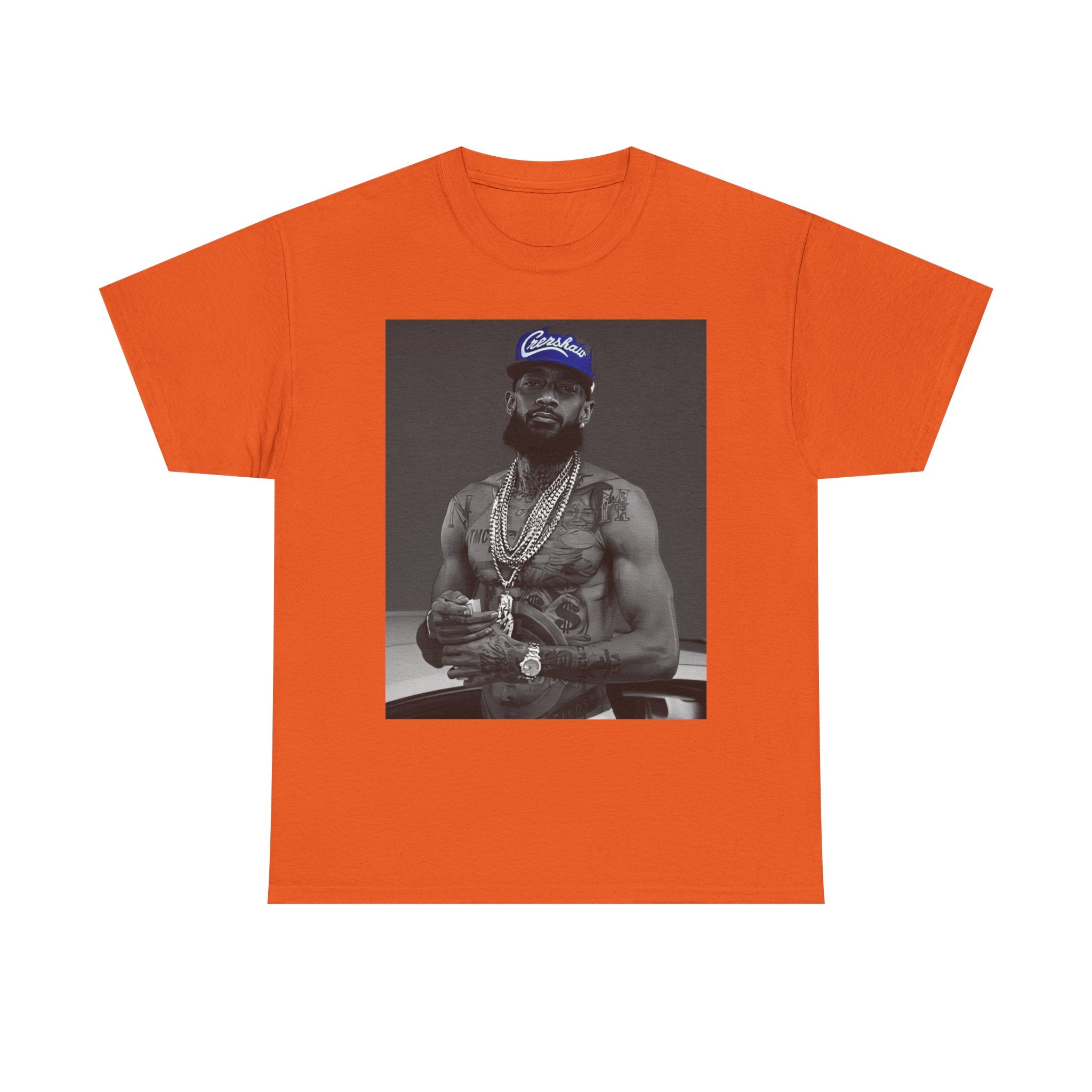Iconic Rap Legend Photo Tee — Los Angeles Cap Graphic