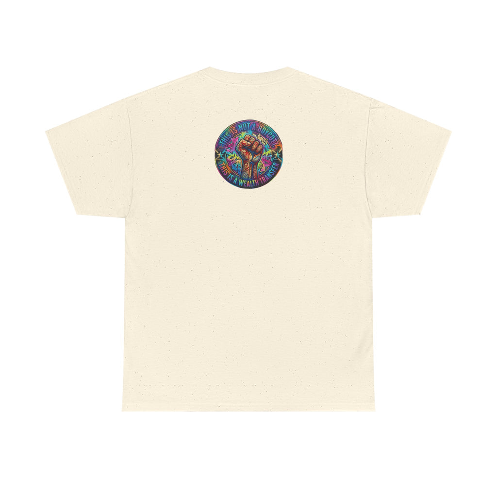 Graphic Tee — Vintage Afrocentric Joker Portrait & Psychedelic Raised Fist Art