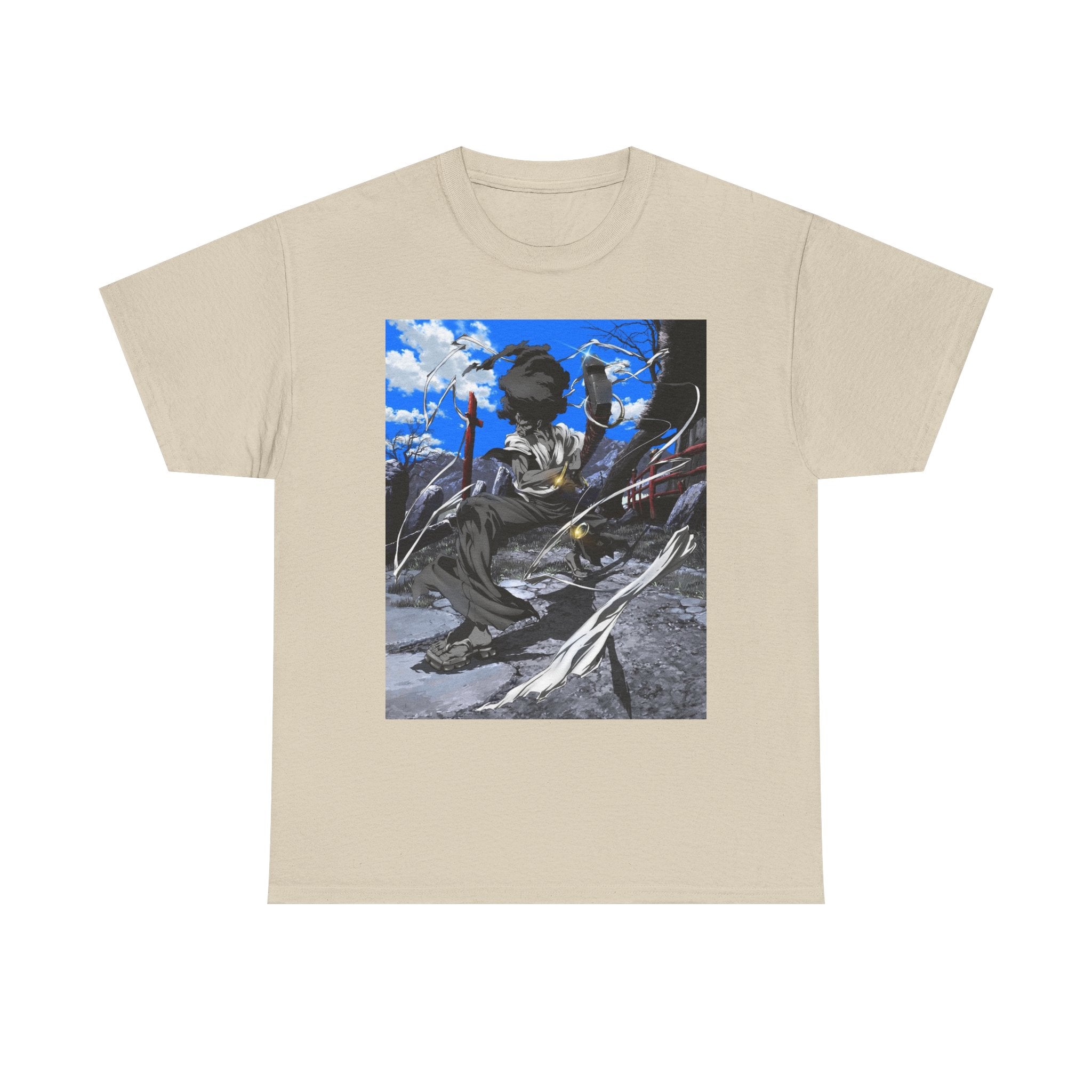 Afro Samurai Graphic Tee — Anime Streetwear T‑Shirt