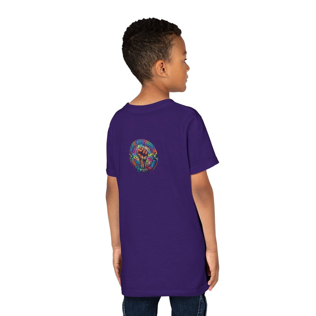 Kids Gaming Tee — Neon Rainbow Portal Gamer Shirt