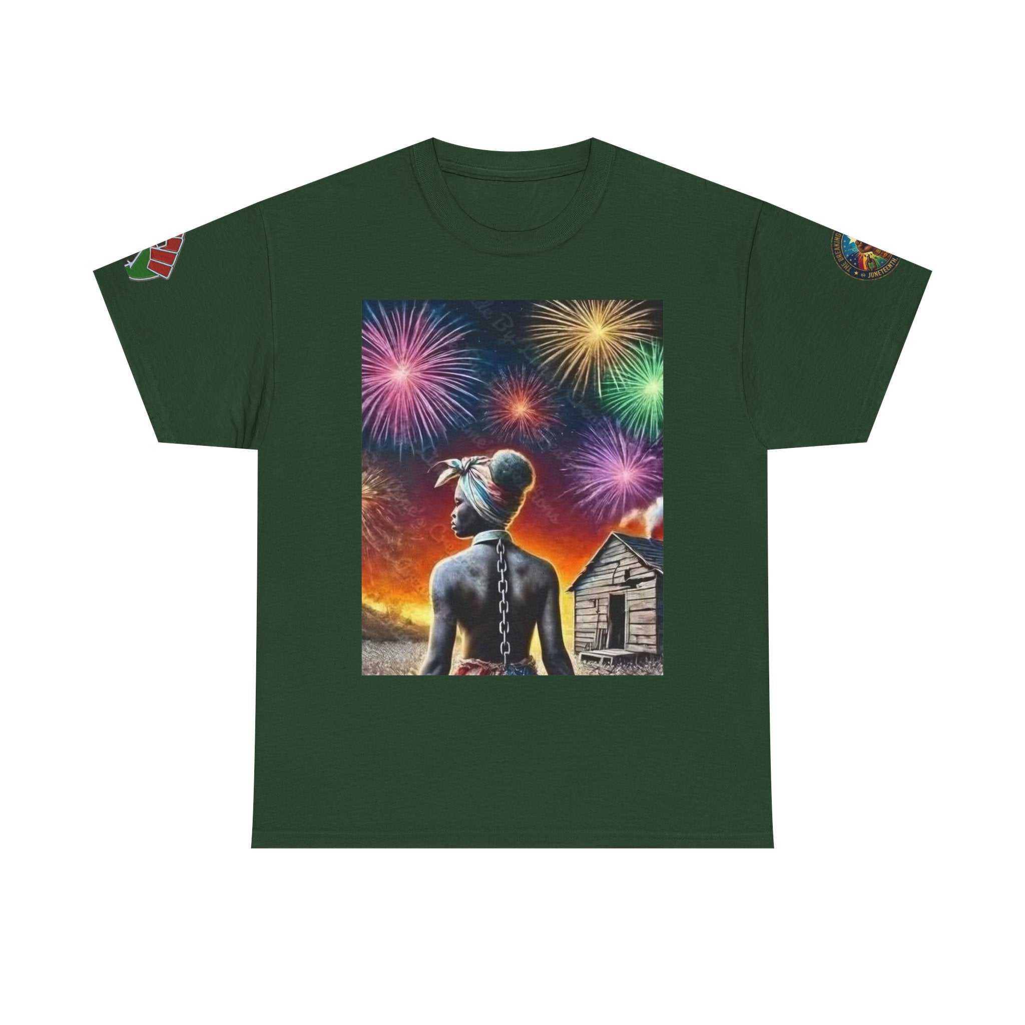 Freedom Isn’t Free Tee — Patriotic Fireworks Soldier Graphic T-Shirt