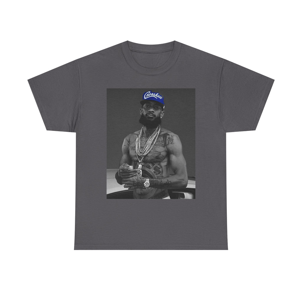 Iconic Rap Legend Photo Tee — Los Angeles Cap Graphic