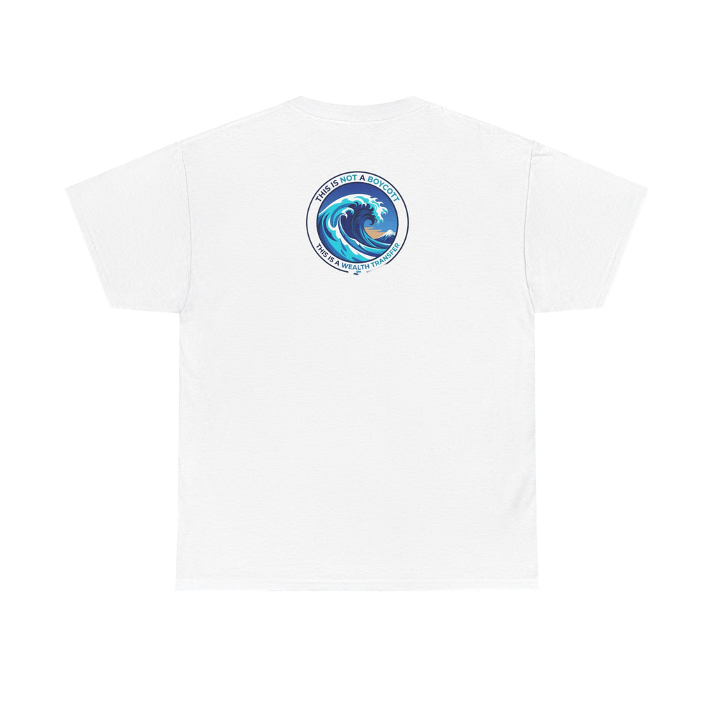 T-Shirt — Coastal Wave Graphic Tee (Ocean Sunset Wave Art)