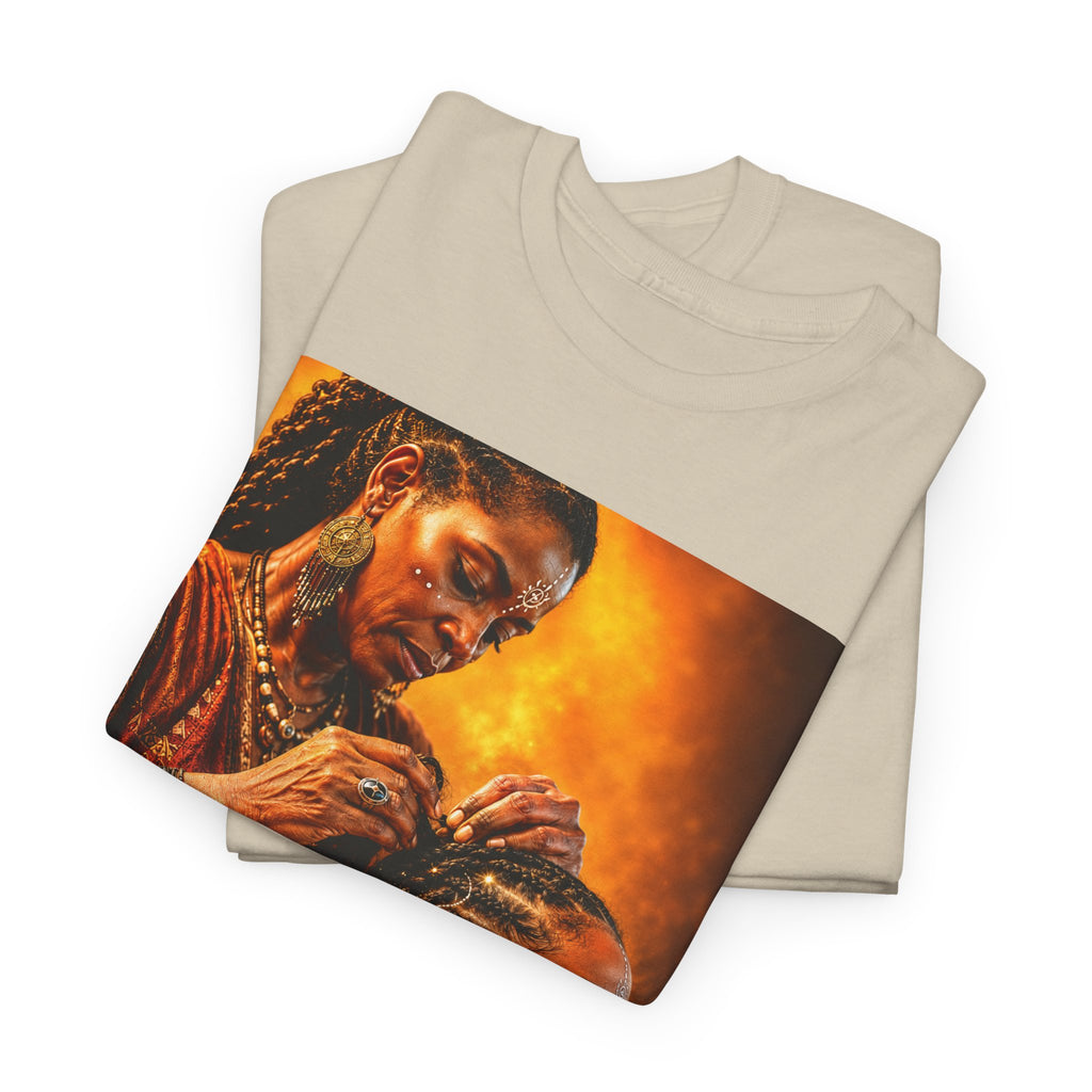 Afrocentric Braiding Tee – "This Is Not A Phase" Empowerment Graphic T-Shirt