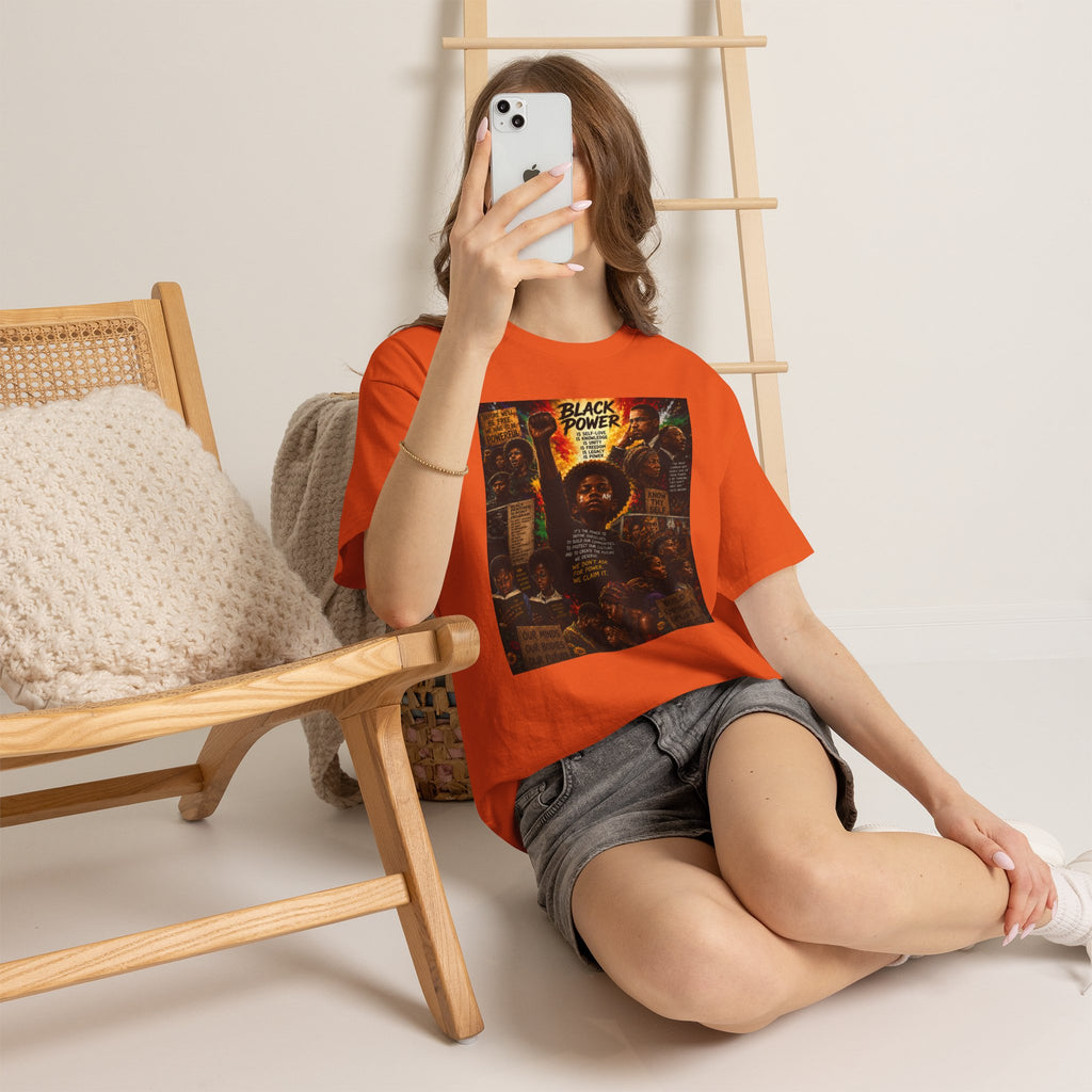 Black Power T‑Shirt — 'This Is Not A Boycott, This Is A Wealth Transfer' Protest Tee