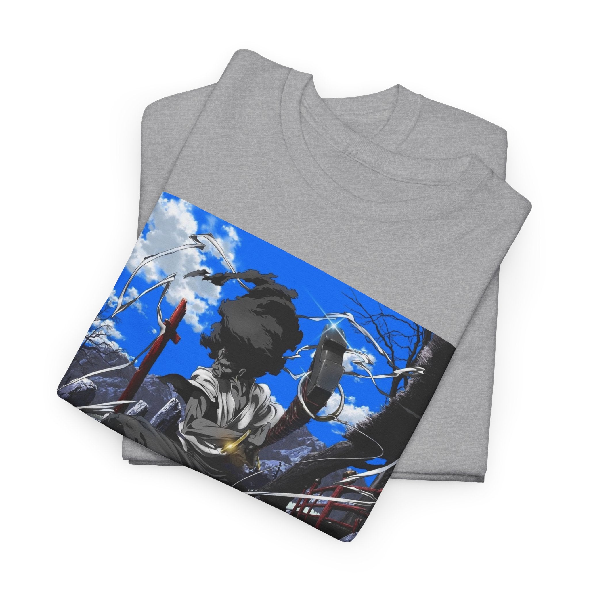 Afro Samurai Graphic Tee — Anime Streetwear T‑Shirt
