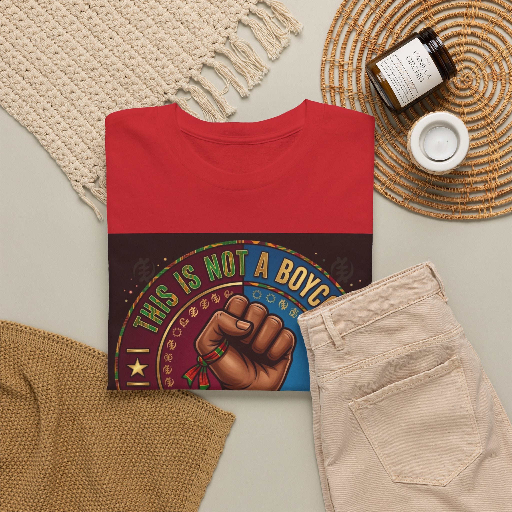 Political Activist Tee — "This Is Not a Boycott, This Is a Wealth Transfer" Fist Graphic Shirt