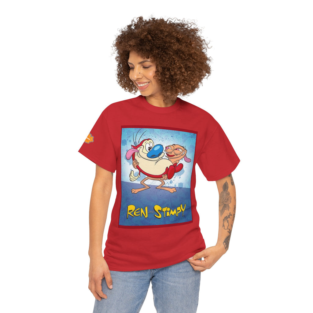 Ren & Stimpy Graphic Tee — Retro Nickelodeon Cartoon T-Shirt