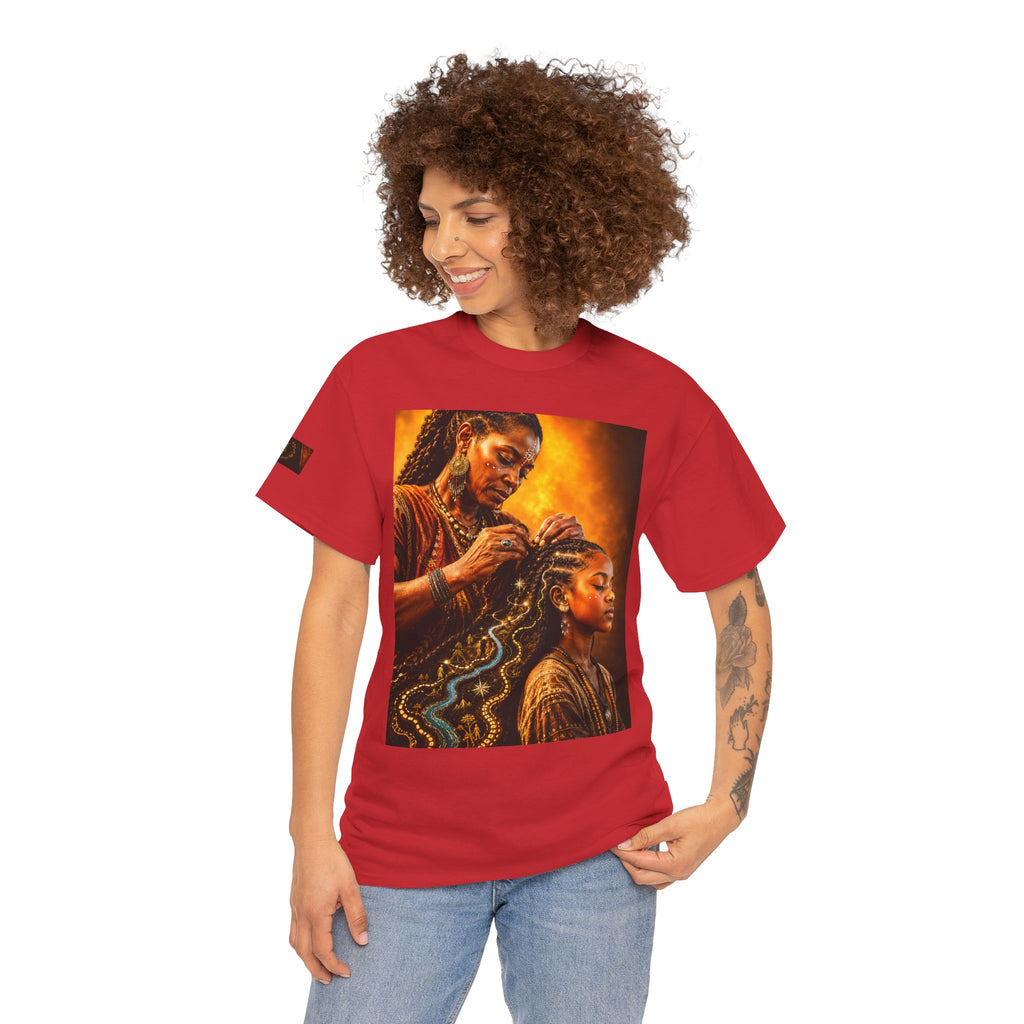 Afrocentric Braiding Tee – "This Is Not A Phase" Empowerment Graphic T-Shirt
