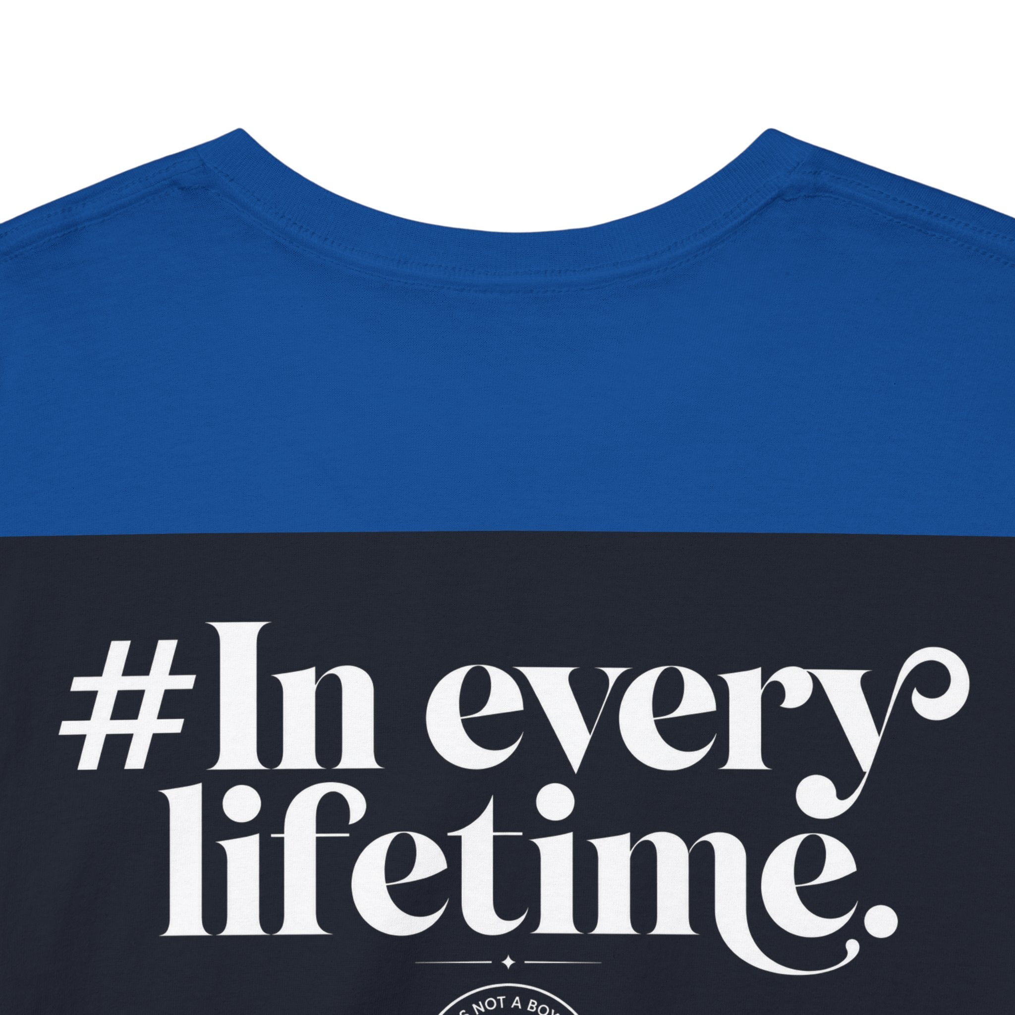 Political Protest Tee — “This Is Not a Boycott, This Is a Wealth Transfer” Shirt (Back: #InEveryLifetime)