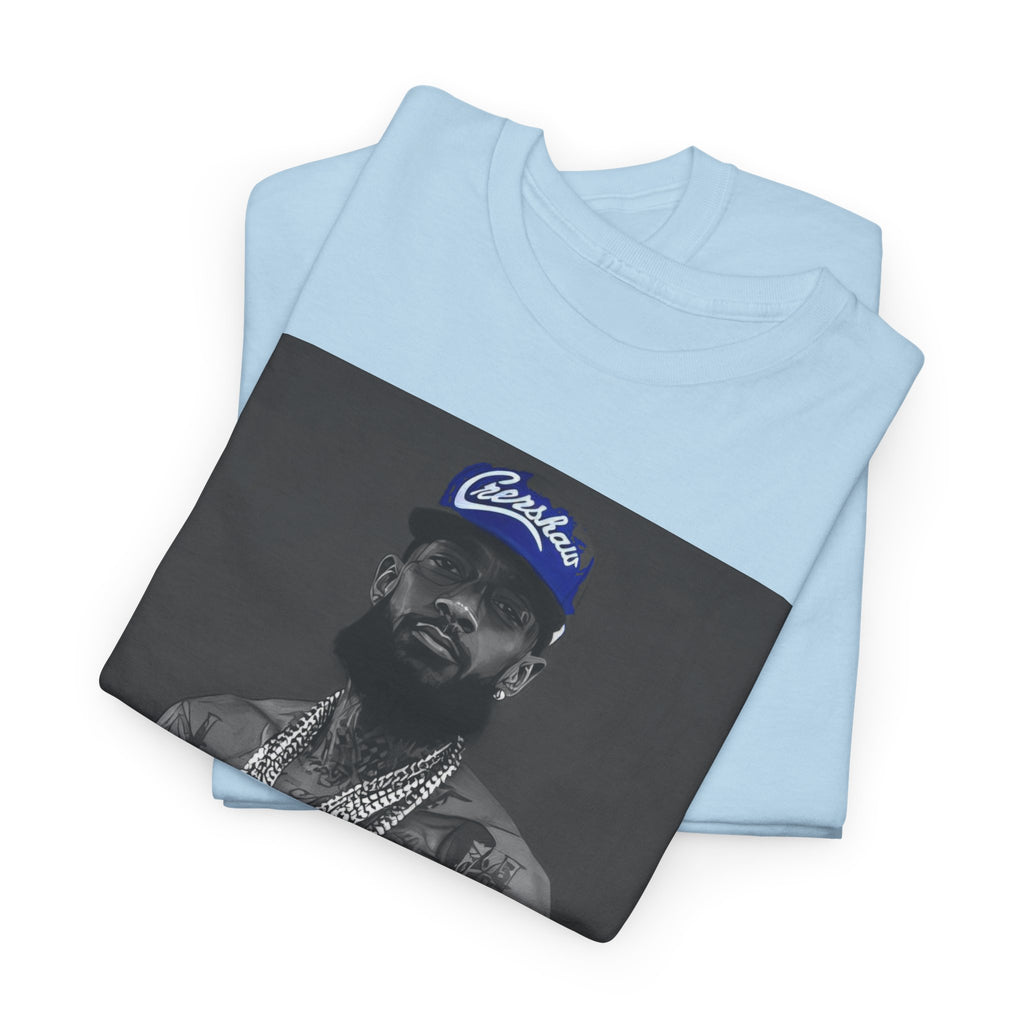 Iconic Rap Legend Photo Tee — Los Angeles Cap Graphic