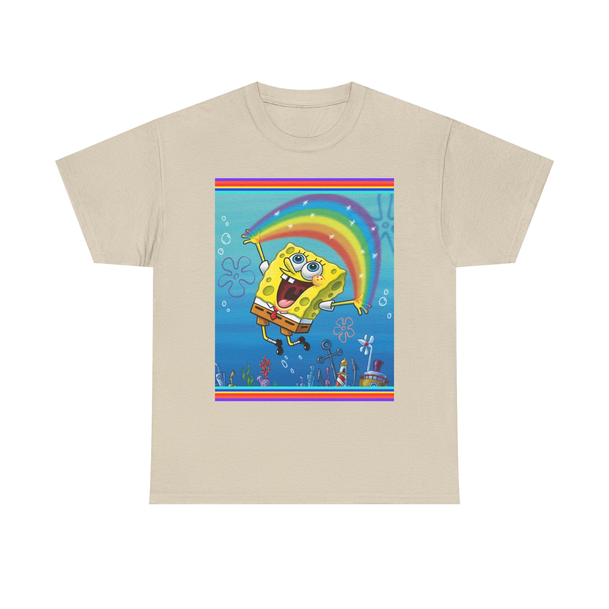 SpongeBob Rainbow SquarePants T-Shirt — Nickelodeon Graphic Tee