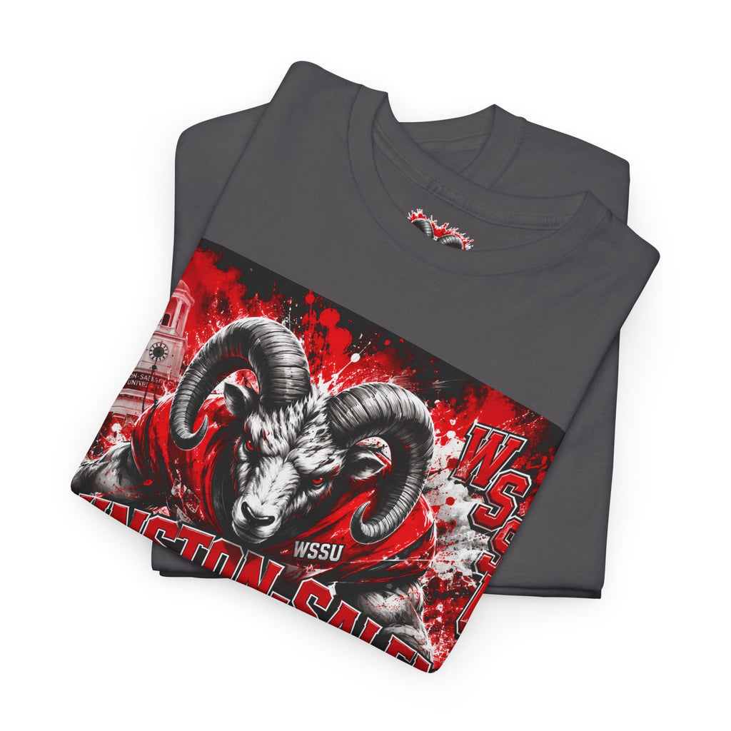 Winston‑Salem State Rams Ram Head Tee — Bold College Spirit T‑Shirt