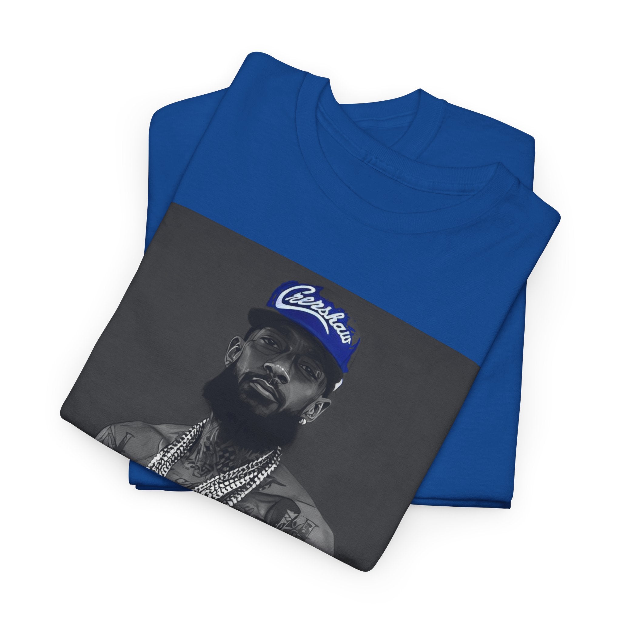 Iconic Rap Legend Photo Tee — Los Angeles Cap Graphic