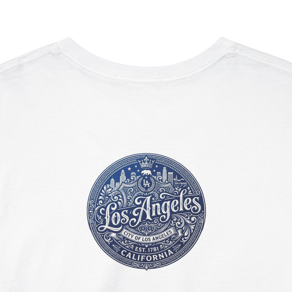 Iconic Rap Legend Photo Tee — Los Angeles Cap Graphic