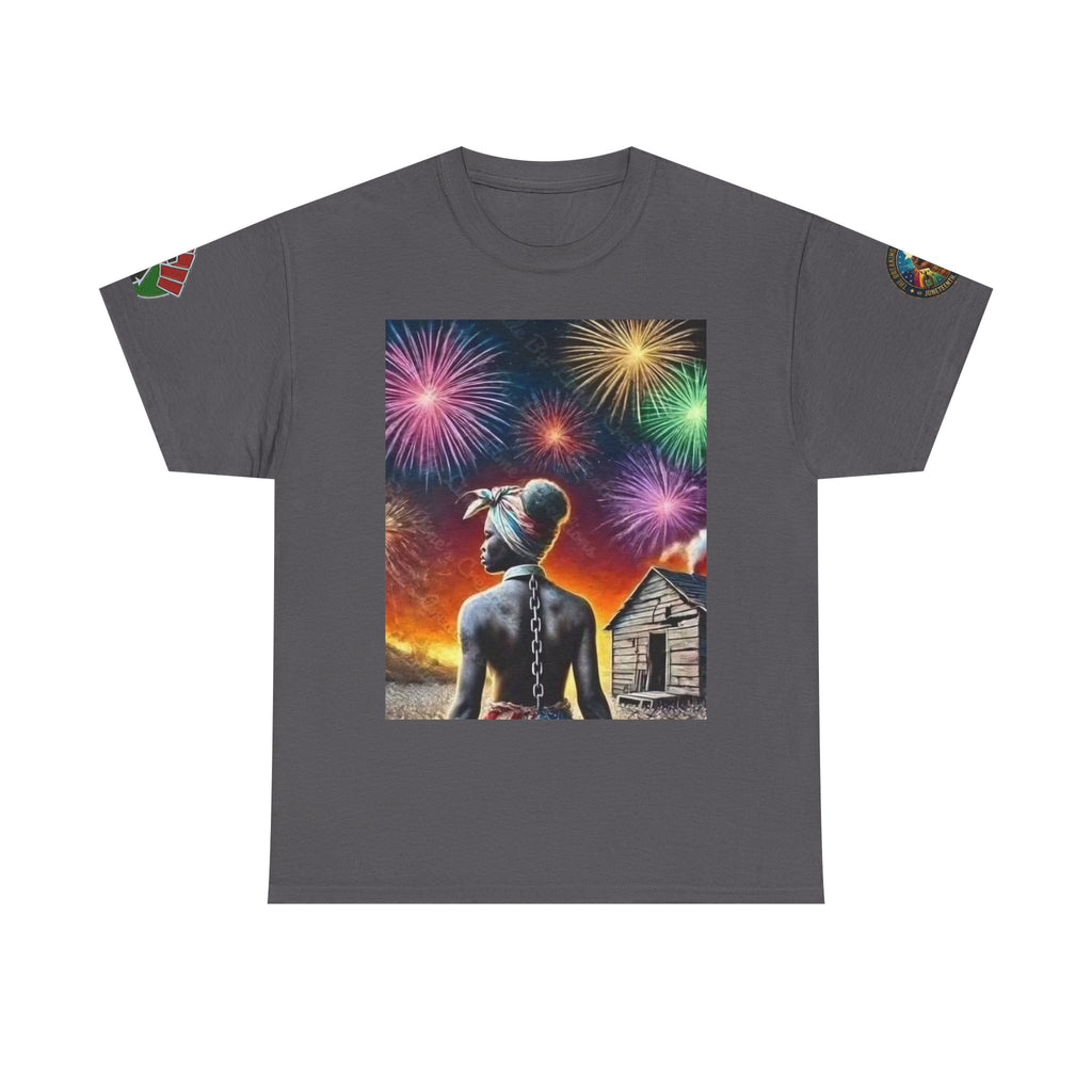 Freedom Isn’t Free Tee — Patriotic Fireworks Soldier Graphic T-Shirt