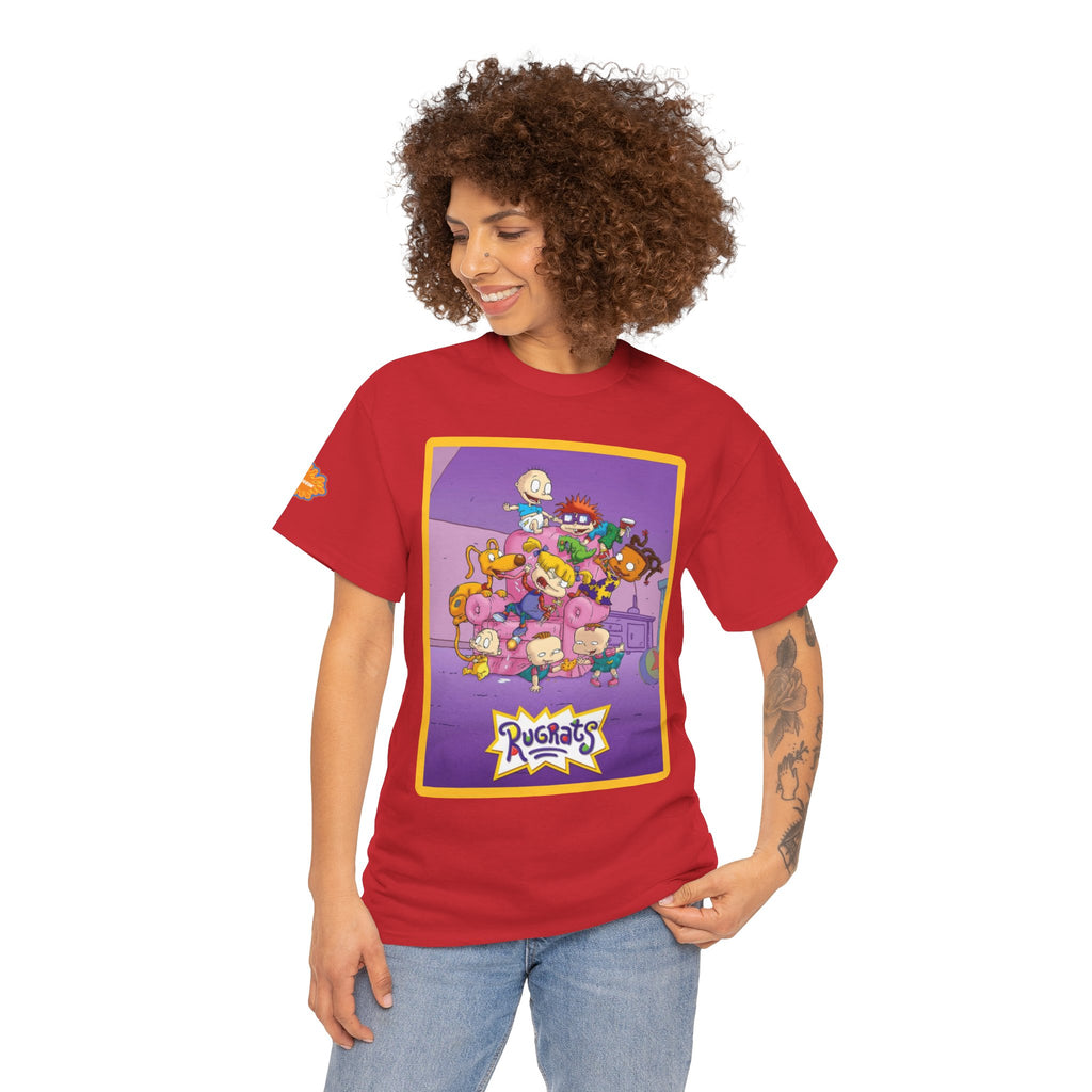 Rugrats Character Collage Tee — Retro Nickelodeon Kids Cartoon T-Shirt