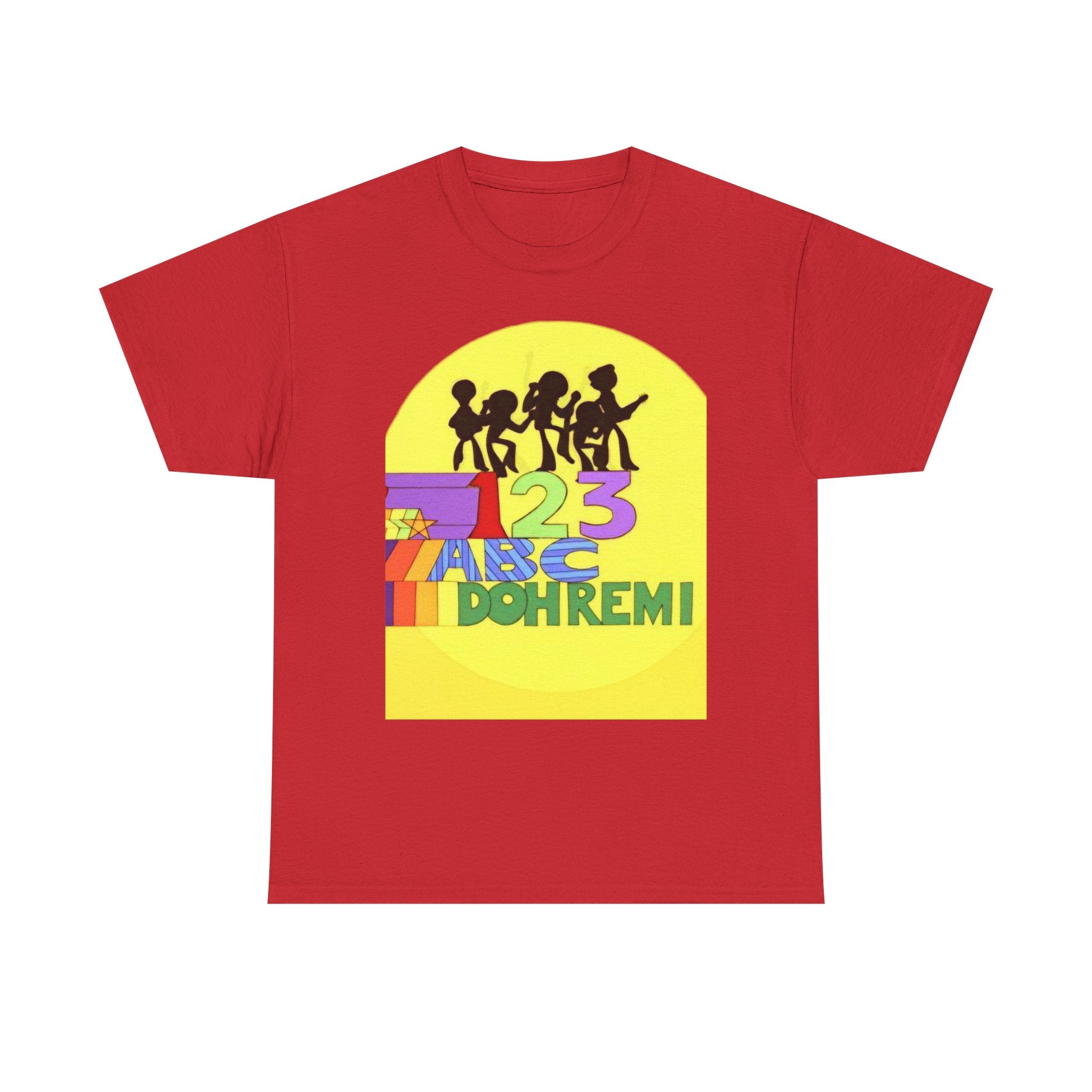 ABC 123 Kids Music Tee — Colorful Educational Rhythm Shirt