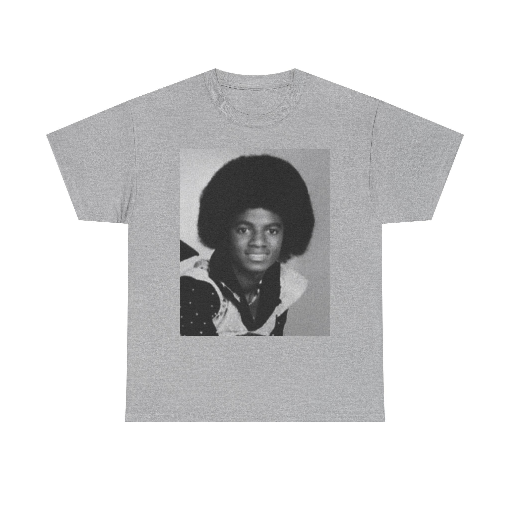 Graphic Tee — Retro Portrait Front with Black Power Fist Back