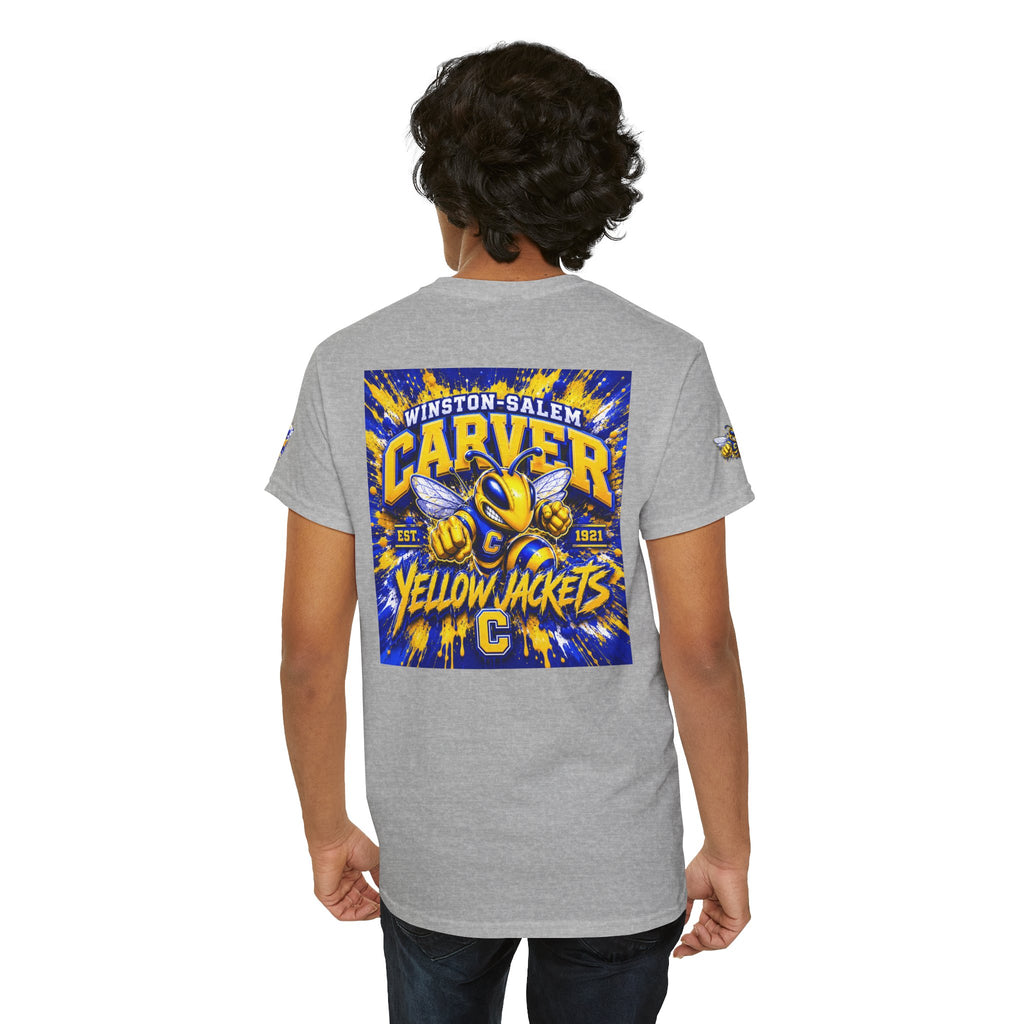 Carver Yellow Jackets Graphic T‑Shirt — Winston‑Salem School Spirit Tee