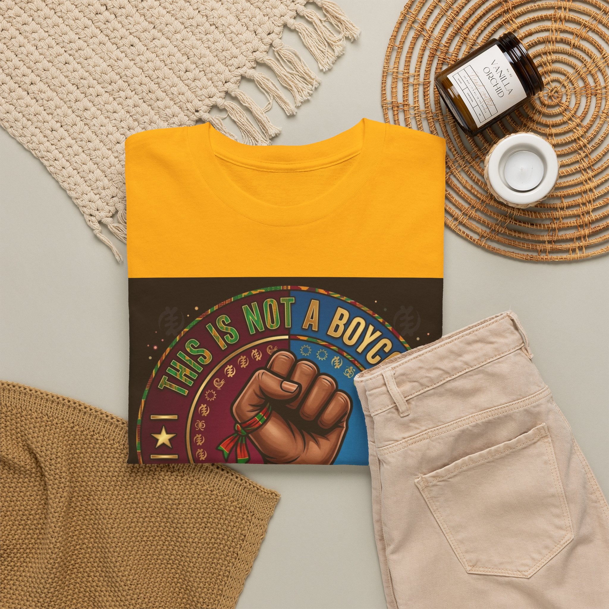 Political Activist Tee — "This Is Not a Boycott, This Is a Wealth Transfer" Fist Graphic Shirt