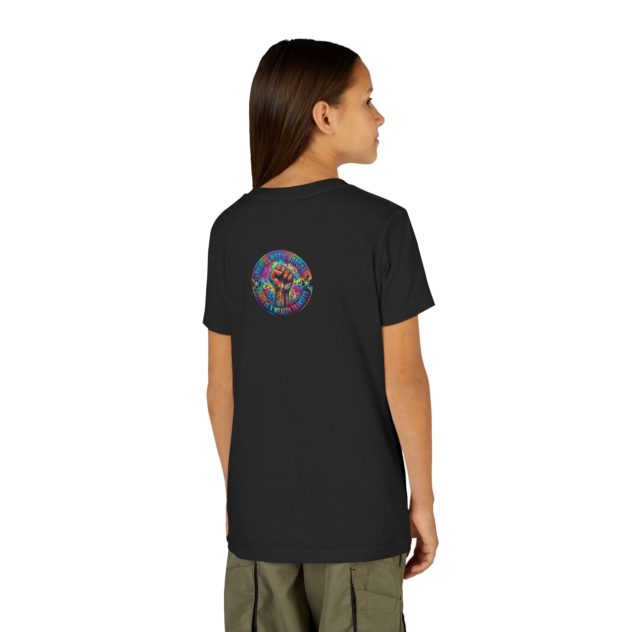 Kids Gaming Tee — Neon Rainbow Portal Gamer Shirt