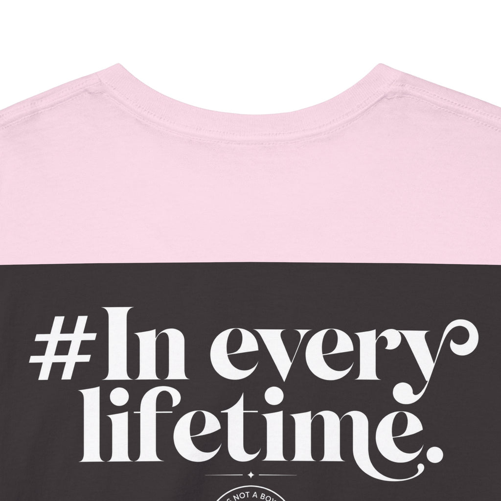 Political Protest Tee — “This Is Not a Boycott, This Is a Wealth Transfer” Shirt (Back: #InEveryLifetime)
