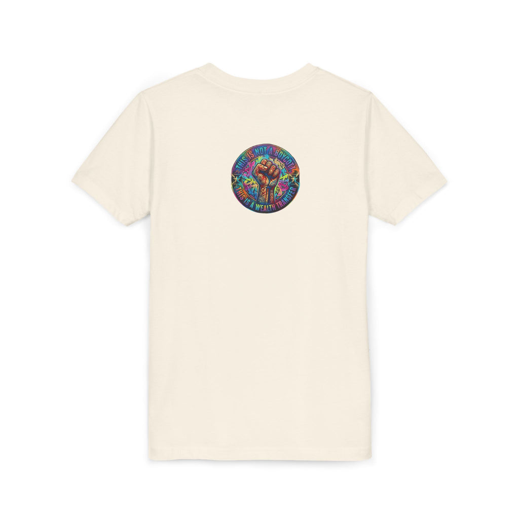 Youth Tee — “BUILD. CREATE. WIN.” Neon Builder City Design