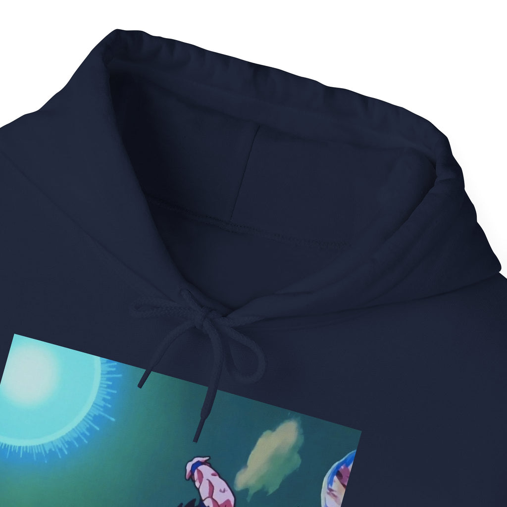 Anime Night Sky Hoodie — Girls Under the Moon Graphic Sweatshirt